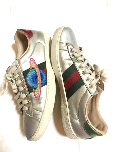 gucci silver ace sneakers|Gucci ace sneakers nordstrom.